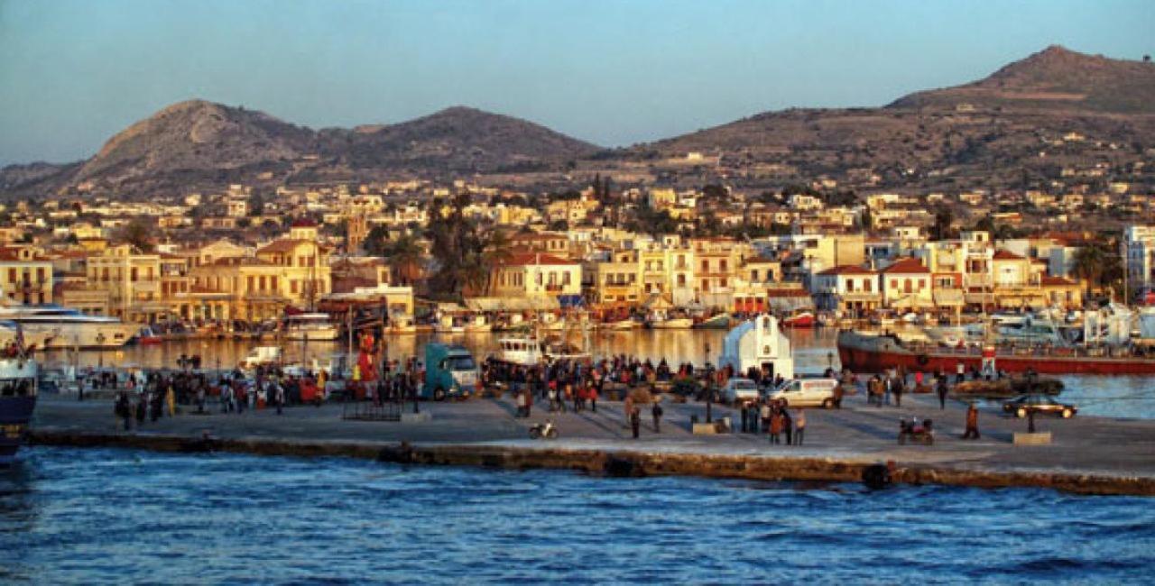 Παραθαλασσια Στουντιο Μιχαλιας Sea View Studio Michalias Agia Marina  Exteriér fotografie