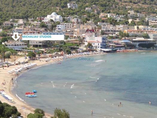 Παραθαλασσια Στουντιο Μιχαλιας Sea View Studio Michalias Agia Marina  Exteriér fotografie
